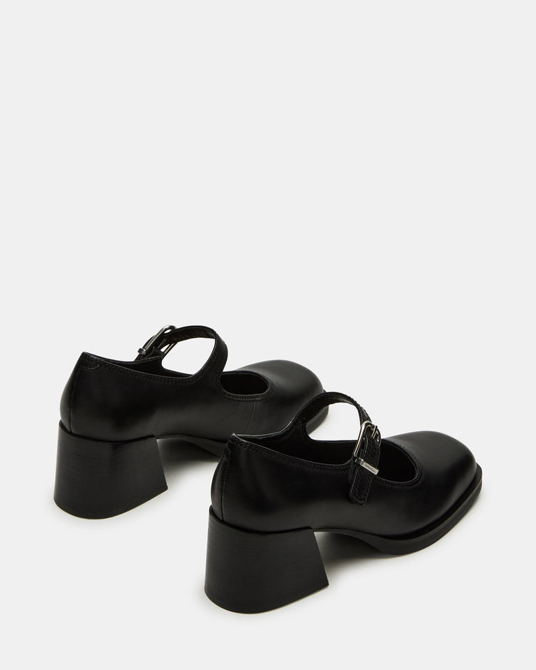 LISBON BLACK LEATHER