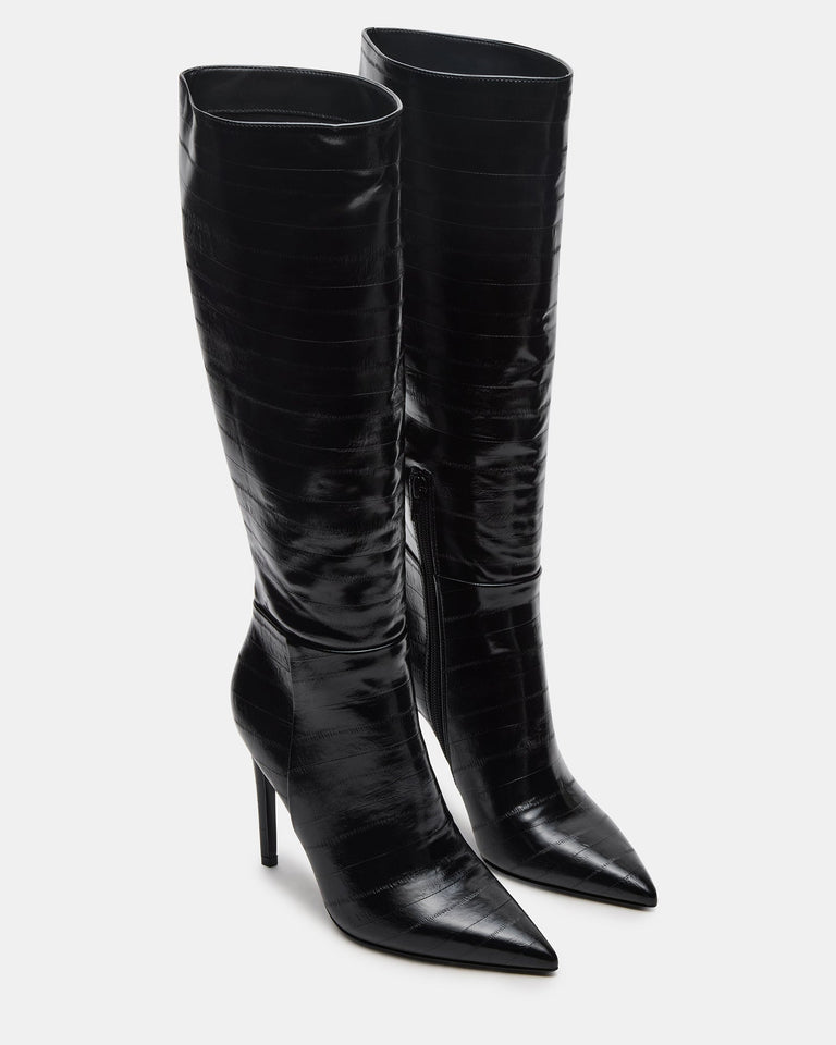 NITRO BLACK EEL WIDE CALF