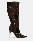 REVIVE BROWN MULTI WIDE CALF