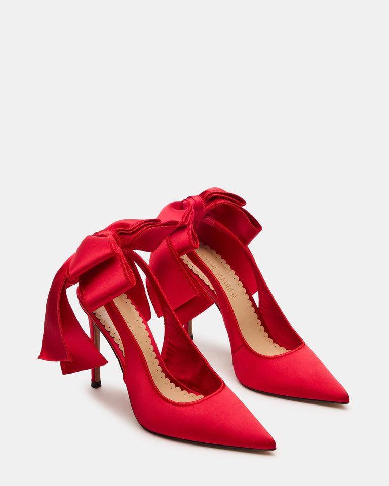 TEACUP RED SATIN