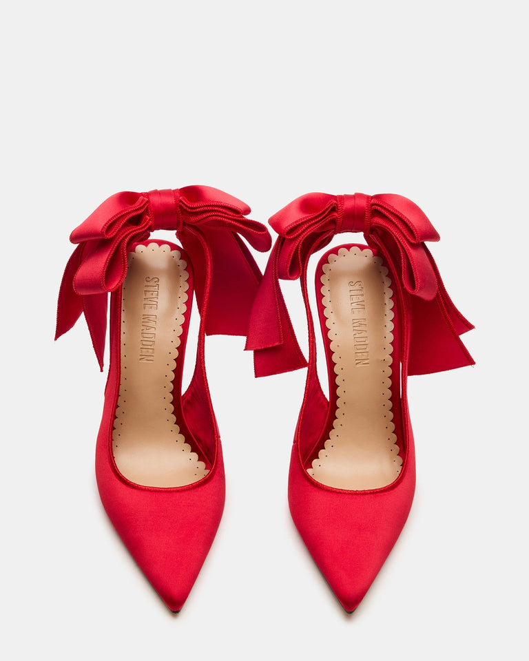 TEACUP RED SATIN