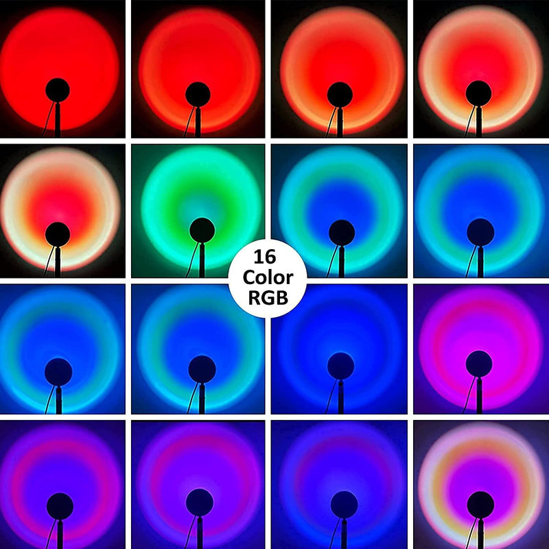 Sunset Lamp Multi Color With Remote