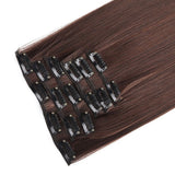 Wig Extensions 6-piece Set, Long Straight Hair
